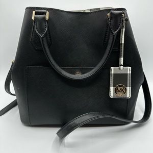Black Michael Kors Bucket Bag